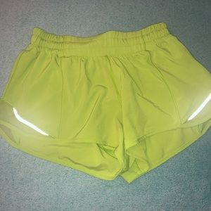 limited lime hotty hot lulu shorts!!!